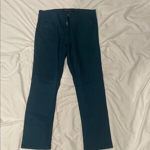 Teal Slim Fit Pants